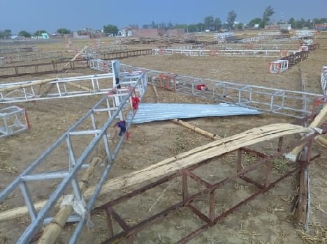 one woman have died after storm in mathura