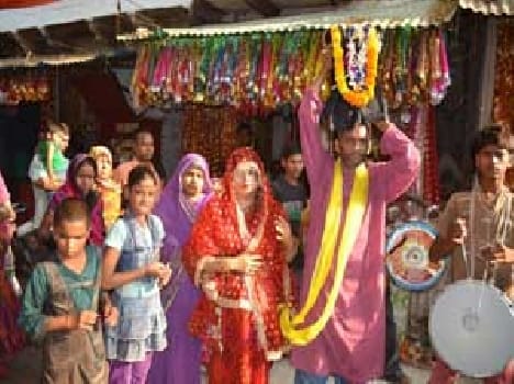 Turns out procession of Lord Shani