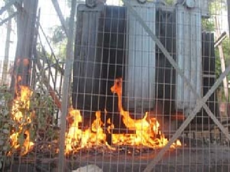 transformer burn in pratapgarh