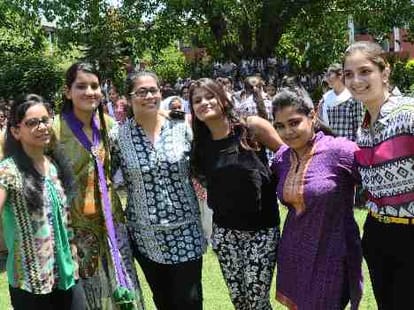mubarak mandi students grab top ten positions in home science