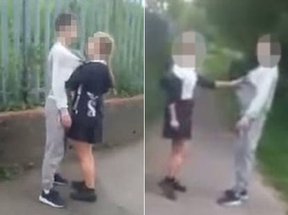 school Girl charged for punching a boy on his face