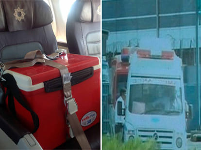 Lever brought from lucknow, reaches hospital from airport in 11 minutes