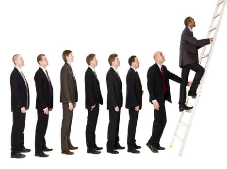 who got promotion in office?