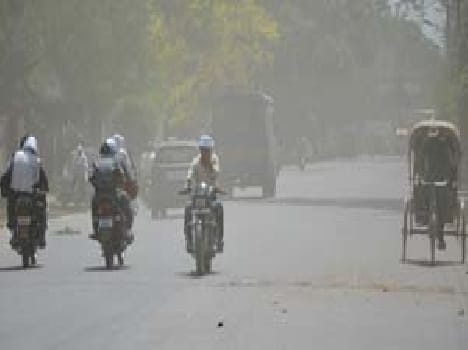 Mercury crosses 45 degrees for the third time , AC, cooler, all waste