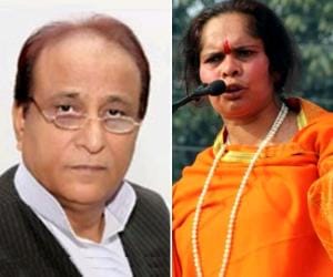 controversial statement of BJP MP sadhvi prachi on azam khan