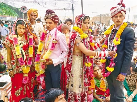 extravagance of control On mass wedding 