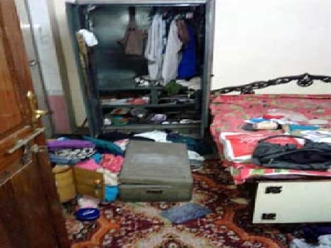 theft in Four homes 
