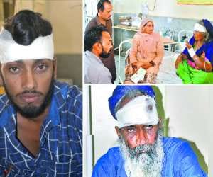 terror of robbers, hostage of family and robbed
