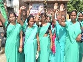 Anganbadi staff MPs on the housing performance