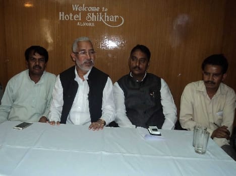 Former MP Pradeep Tmta press meet