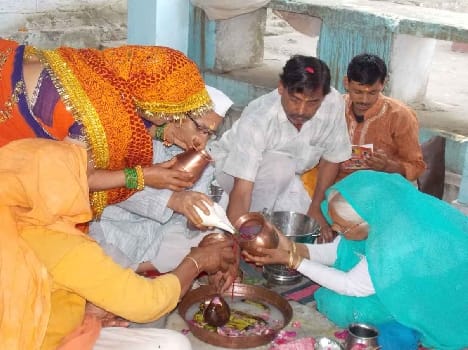 Benimadhav temple began Bhagwat Katha