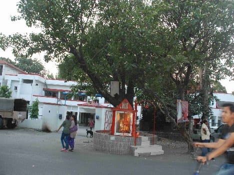 It deviates Temple