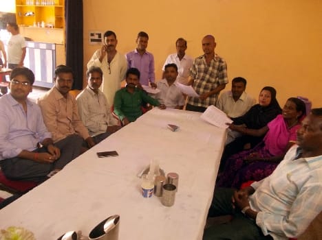 Against Palikadhyksh Members rallied meeting