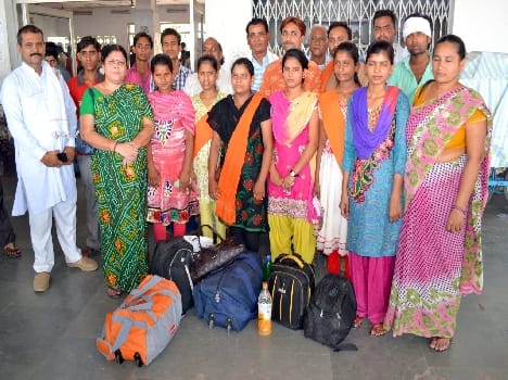 The girls Durgawahini Training was Lucknow