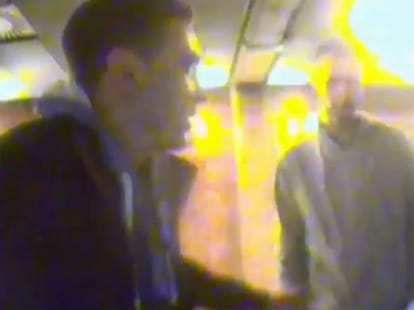 youth hugged by armed robber and given phone back after suspect realised