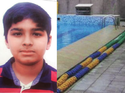 13 Year old boy drowned in a swimming pool in Delhi