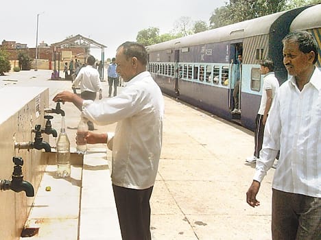 Station for cold water wandering Passenger