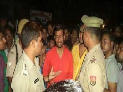 Religious tensions over loudspeaker at the site