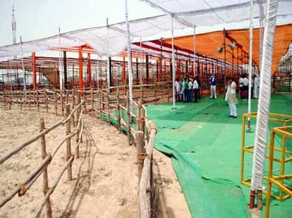 PM Modi rally in Mathura.