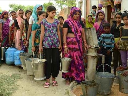 Rajnath singh beti village 