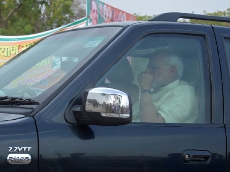 Pm modi have addressed a rally in mathura