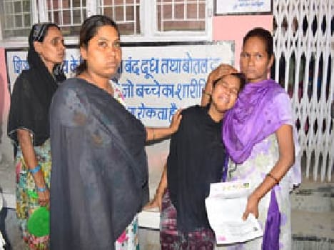13 hours later showed maternal treatment