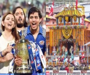 mumbai indians will come badrinath with winning trophy.