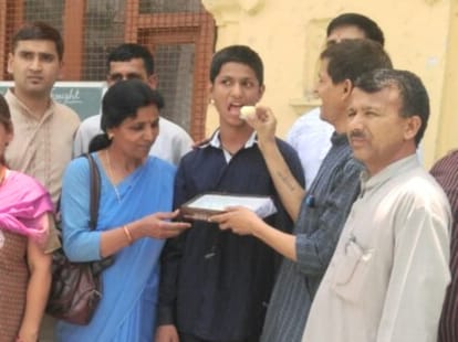 government school all student first division in board exam.