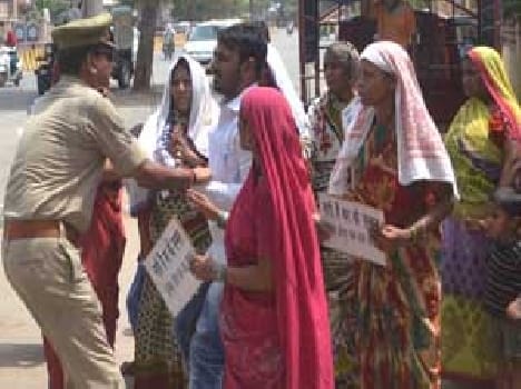Were seeking water, arrested