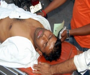 BJP leader attempted self-immolation.