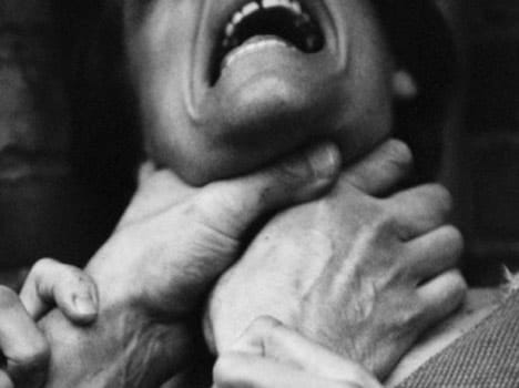 man choked his girlfriend during an argument