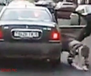 Boys threw half naked girl on road