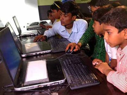 In a village of rajasthan zuckerberg were happy saw the facebook
