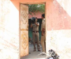 male and female priest killed in ashram.