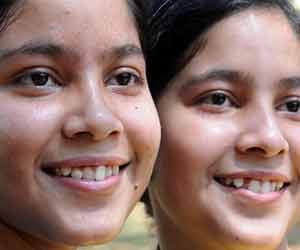 twin sisters got same figures in ICSE result