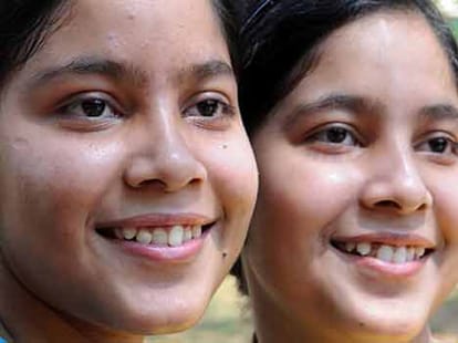 twin sisters got same figures in ICSE result