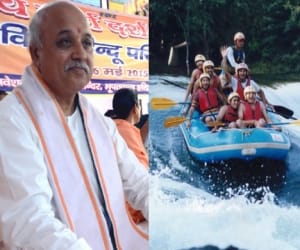 vhp want ban on ganga rafting.