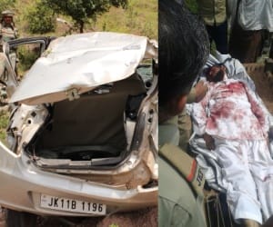 car falls into ditch 500 feet, death of two brothers