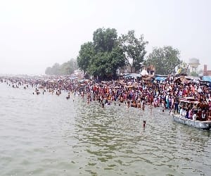 meter on river ganga for clean ganga.