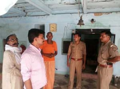 The Hanuman temple statue stolen from Ramjanki Ashtdhatu