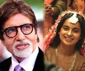amitabh bachan write two letters to kangna.