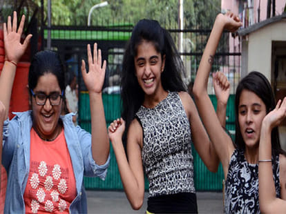 Delhi's results decline, girls on top again.