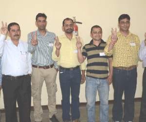 bjp win non teachers election at hpu.