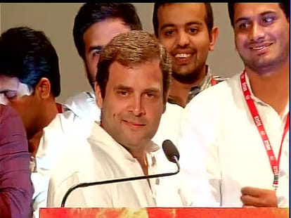  Modi took the class of the economy from manmohan : Rahul Gandhi