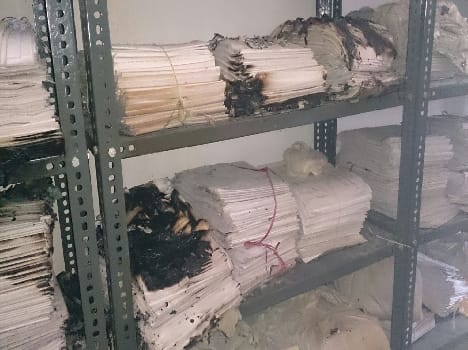 hbti set fire to copies of the examinations