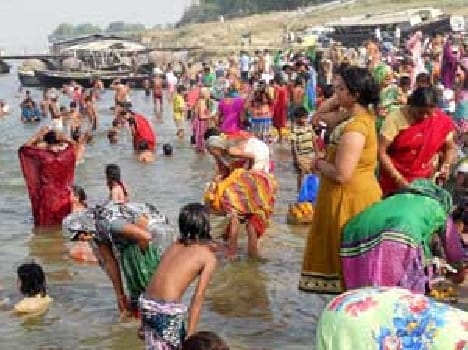 Ganga bath