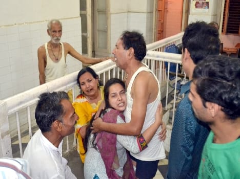 Youth shot dead in Kheri town , stress
