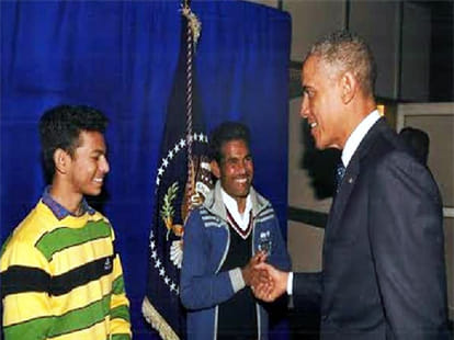 barak obama having a great relation with ramdas