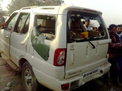 firing in haridwar, fir on congress MLA champion.