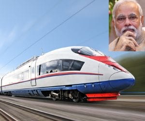railway starting narendra modi dream project highspeed train